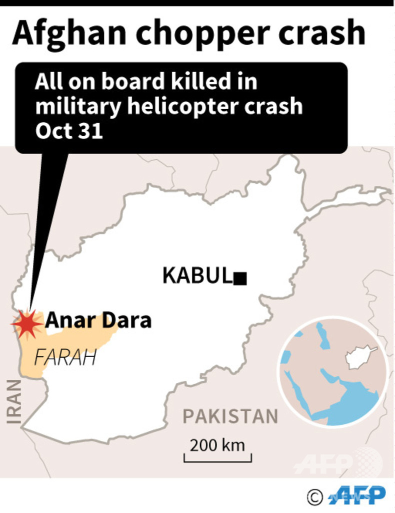 アフガン軍ヘリが悪天候により墜落、25人死亡 タリバンは撃墜と主張 アフガン軍ヘリが悪天候により墜落、25人死亡 タリバンは撃墜と主張