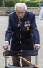 英国の退役軍人トム・ムーアさん（2020年4月14日提供）。(c)AFP PHOTO / MAYTRIX GROUP / HANDOUT