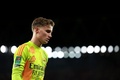 イングランド・フットボールリーグカップ3回戦、アーセナル対ボルトン・ワンダラーズ。試合に臨むアーセナルのGKジャック・ポーター（2024年9月25日撮影）。(c)Adrian Dennis / AFP