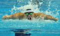 競泳、第11回世界短水路選手権2012（FINA Short Course World Swimming Championships 2012）最終日、男子200メートルバタフライ決勝。レースに臨む金田和也（Kazuya Kaneda、2012年12月16日撮影）(c)AFP/BULENT KILIC