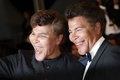 仏有名タレントのグリシュカ・ボグダノフ氏とイゴール・ボグダノフ氏。同国カンヌで（2013年5月24日撮影）。(c)Valery HACHE / AFP