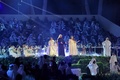 アラブ首長国連邦（UAE）ドバイで開かれた万博の開会式（2021年9月30日撮影）。(c)Giuseppe CACACE / AFP