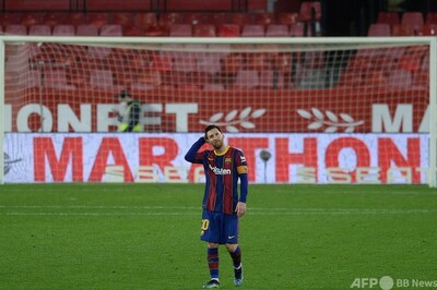 バルサがセビージャに敗れる 国王杯制覇へ崖っぷち 写真8枚 国際ニュース Afpbb News