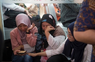 インドネシア機墜落、交通渋滞で乗り遅れた男性が九死に一生を得る