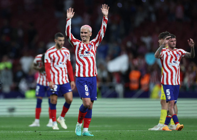 アトレティコ、レアル抜き2位浮上 ビジャレアルは痛恨ドロー