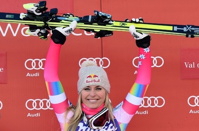 ボンが滑降を制しW杯通算61勝目、アルペンスキーW杯