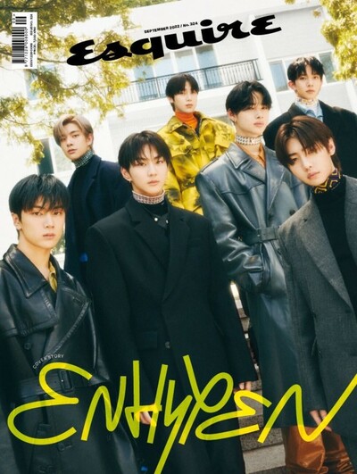 ENHYPEN、ファッション雑誌『Esquire』のカバーを飾る – KOREA WAVE