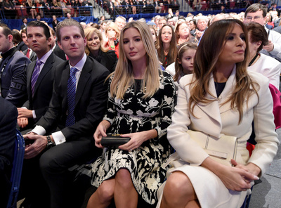 トランプ氏の2子、NY州予備選で投票できず 期限内に登録せず