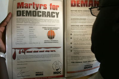 ジンバブエ野党、「大統領選後に殺害された支持者は15人」 うち1人は5歳少年