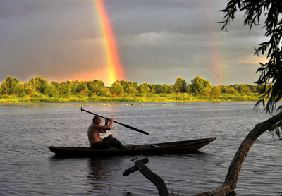ベラルーシののどかな風景