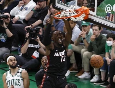 ヒートが2勝目、エース負傷もアデバヨがカバー NBA東決勝