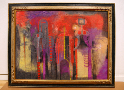 ごみの中から｢生還｣のタマヨの名画、1億円超で落札