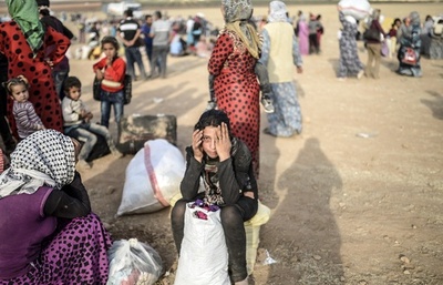 シリアのクルド人、24時間で7万人がトルコに避難 UNHCR発表