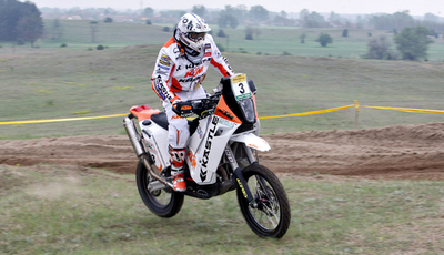 カストー 中欧ラリー第4ステージを終え二輪部門首位をキープ