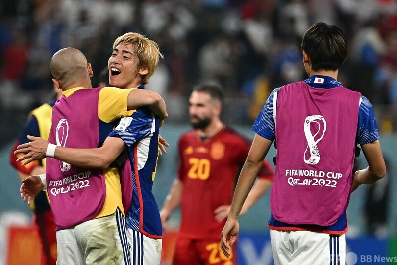 ドイツ、スペイン撃破で16強 歓喜する日本代表 カタールW杯