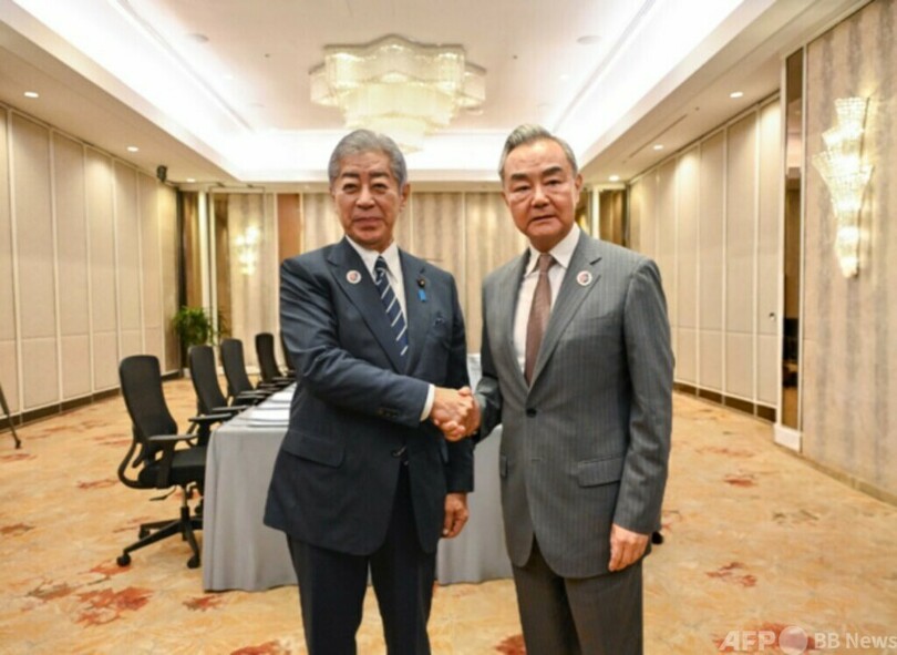 中国の王毅外交部長が日本の岩屋毅外相と会談