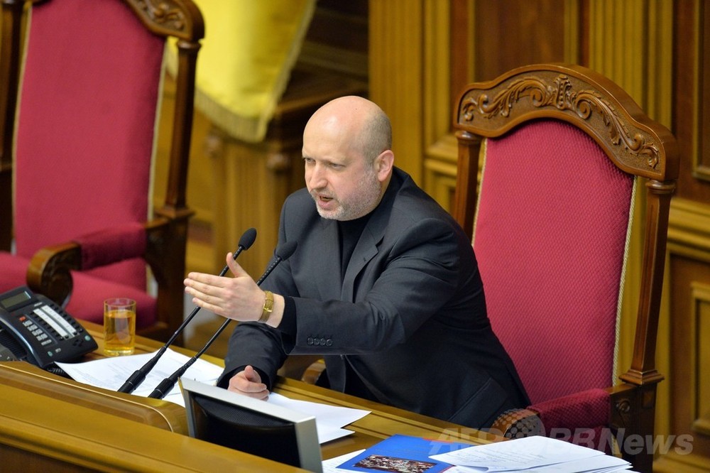 大統領代行に国会議長を選出、ウクライナ新時代の幕開け 写真1枚 国際ニュース：AFPBB News