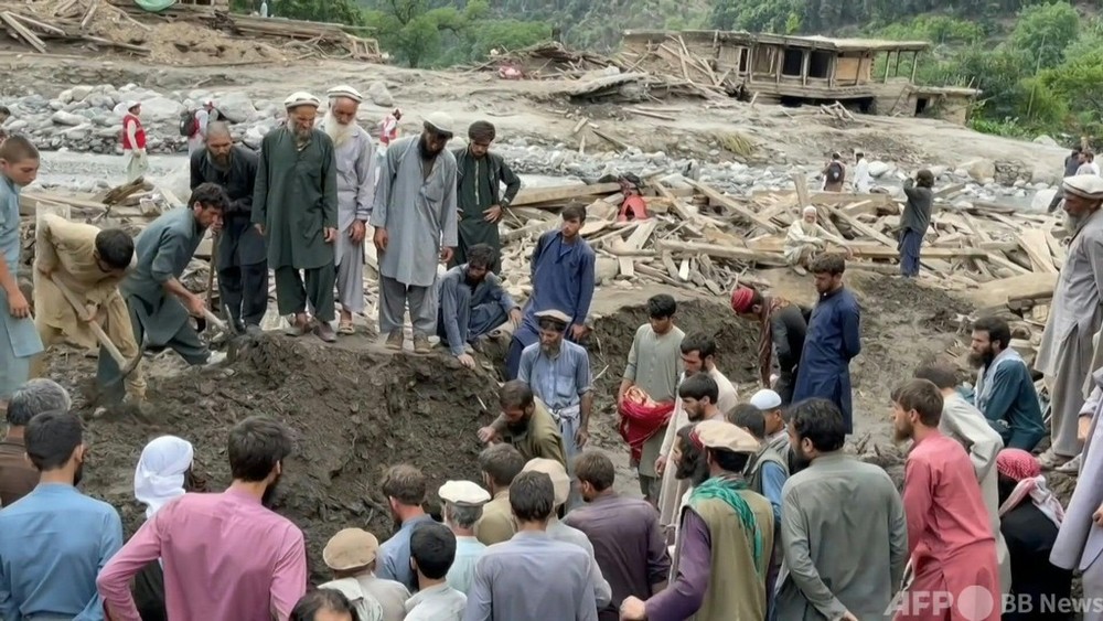 動画：アフガニスタン北東部で洪水、113人死亡 行方不明100人以上