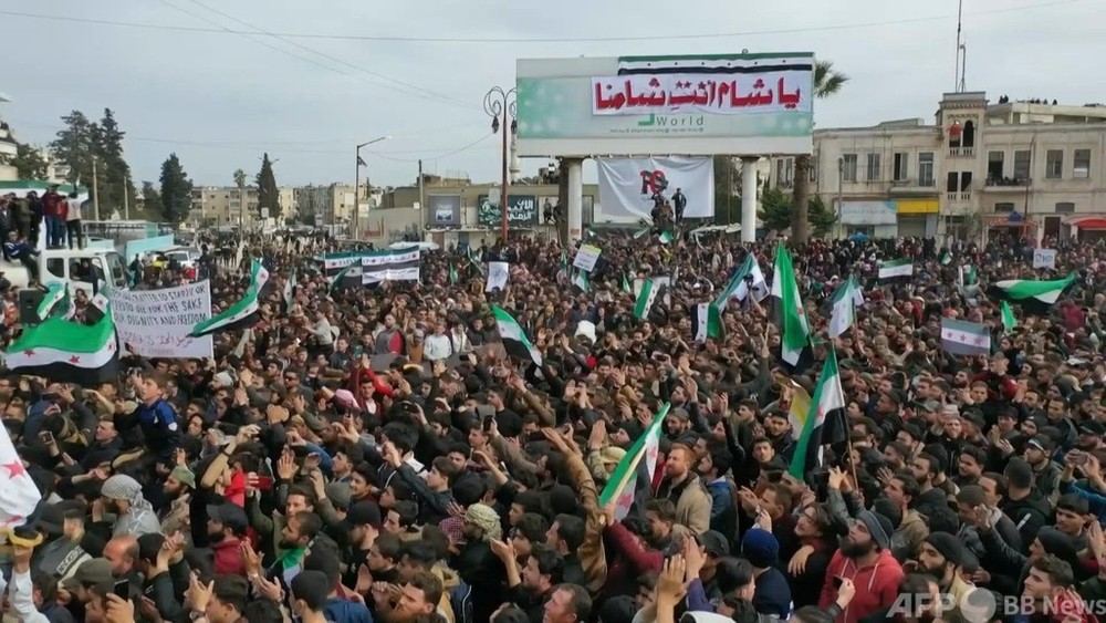 動画:シリア内戦10年 反体制派支配地域で大規模集会 写真1枚 国際ニュース:AFPBB News