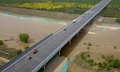 永定河の河北省廊坊市固安県区間（2020年5月13日撮影）。(c)Xinhua News