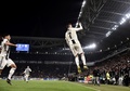 サッカー欧州チャンピオンズリーグ、決勝トーナメント1回戦第2戦、ユベントス対アトレティコ・マドリード。得点を喜ぶユベントスのクリスティアーノ・ロナウド（2019年3月12日撮影）。(c)Marco BERTORELLO / AFP