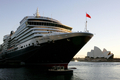 2008年2月23日、オーストラリアのシドニー（Sydney）に到着したクイーン・ビクトリア号（The Queen Victoria）。(c)AFP