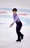 16-17フィギュアスケートグランプリ（GP）シリーズ開幕戦、スケート・アメリカ、男子シングル・ショートプログラム（SP）。演技に臨む宇野昌磨（2016年10月22日撮影）。(c)AFP/Getty Images/Tasos Katopodis