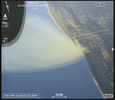 グルジア内務省が公表した、20日にロシア軍戦闘機に撃墜されたとされるグルジアの無人偵察機から撮影された映像（2008年4月22日提供）。(c)AFP