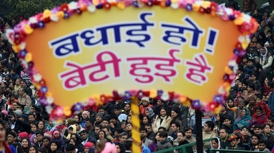 インド、「望まれない女児」は推定2100万人 根強い男児偏重