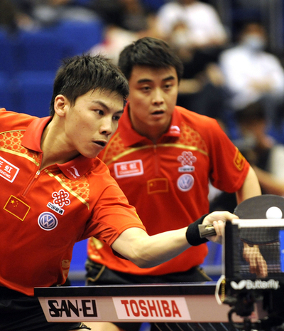 陳キ／王皓組 男子ダブルス制す、世界卓球
