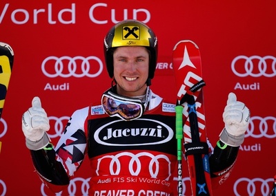 ヒルシャーが大回転制す、アルペンスキーW杯で2日連続の優勝