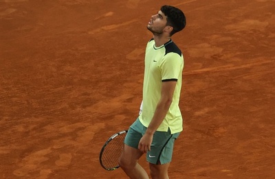 アルカラスがイタリア国際欠場 右腕の痛み消えず