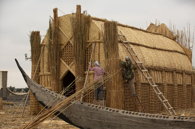 特別な時に使う伝統的なゲストハウス「ムディーフ」 イラク