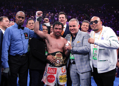 パッキャオ、ガルシア戦の交渉が「最終段階」に 側近明かす