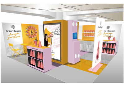 「ヴーヴ・クリコ」期間限定バー、日本橋三越本店にオープン