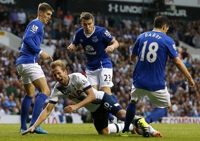 不振から脱却できないケイン、トッテナムとエバートンがスコアレスドロー