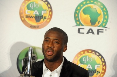 ヤヤ・トゥーレが3年連続でアフリカ最優秀選手に選出
