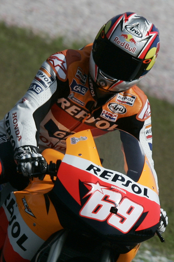 ニッキー・ヘイデン テスト走行・3日目トップ