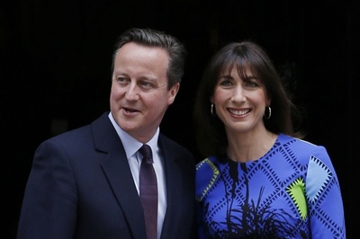 英総選挙、保守党が単独過半数で勝利 キャメロン首相続投