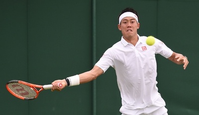 錦織圭、省エネ72分で完勝 ウィンブルドン初戦突破