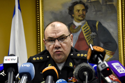 ロシア、海軍総司令官を交代 国営メディア