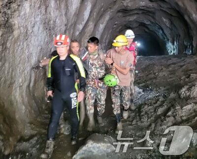 韓国緊急救援隊、ネパール洪水で中国人1人を救助…トンネル内に追加生存者の可能性