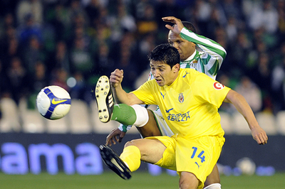 ビジャレアル アウェーでベティスと引き分ける