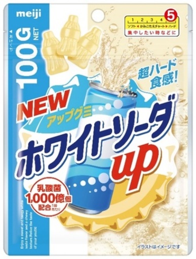 ハード食感！爽やかな甘さのホワイトソーダ味が新登場！ 「ホワイトソーダアップ」 7月7日　新発売／全国