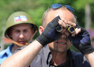 親ロシア派武装集団、OSCE監視員の拘束を認める ウクライナ