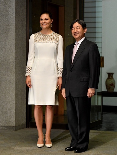 スウェーデン王太子、皇太子さまとの晩さん会に出席