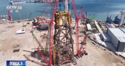 高さ103メートル! 中国海洋科学観測における新たな科学技術インフラが完成