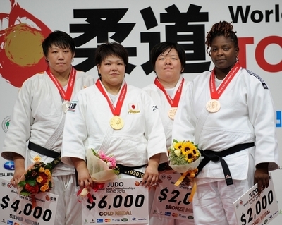 世界柔道、穴井と杉本が金 塚田と緒方は銅