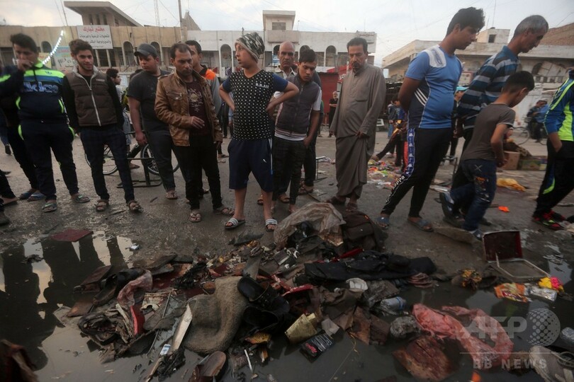 イラク首都で連続爆弾攻撃、33人死亡 ISが犯行声明