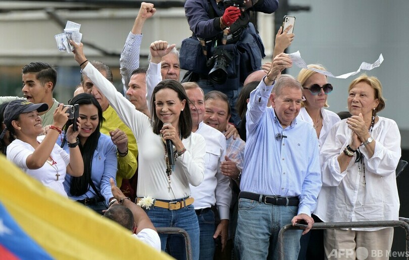 マドゥロ氏再選への抗議続く ベネズエラ